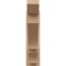 Ekena Millwork 5 1/2-in W x 22-in D x 22-in H Balboa Slat Rough Cedar Woodgrain TimberThane Outlooker, Primed Tan OUTUR055X22X22BOA24RCPR - alternate 4